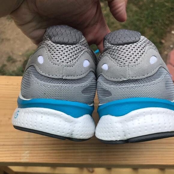 Under Armour 4D Foam Blue Gray Athletic Sneakers - Picture 7 of 7